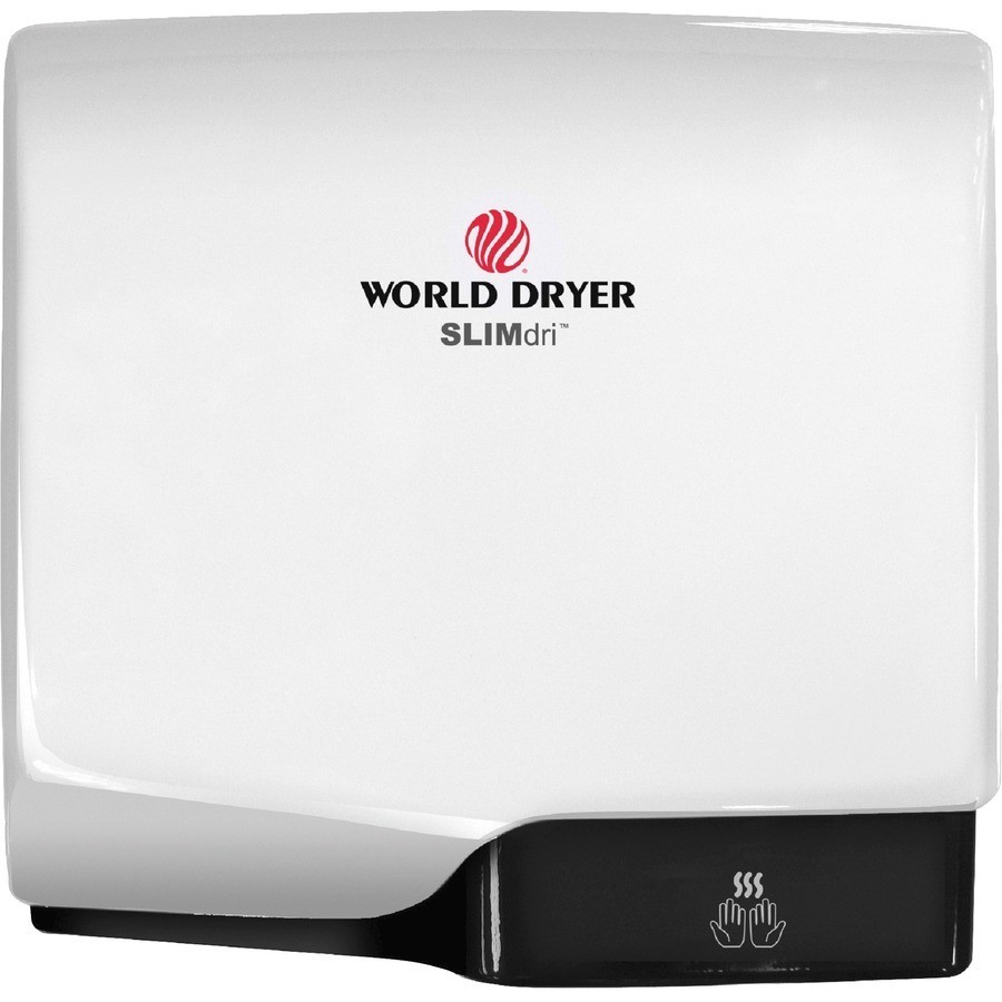 World Dryer L-974A Automatic Hand Dryer, 14 Sec Dry, 80, 120/208/240V Ac,