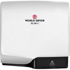 World Dryer L-974A Automatic Hand Dryer, 14 Sec Dry, 80, 120/208/240V Ac,