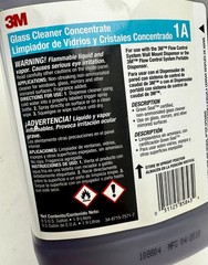 x1 3M Glass Cleaner Concentrate 1A 0.5gal