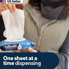 Fresh Feel Flushable Wet Wipes Adult 8 Flip-Top Packs 336 Total Wipes USA