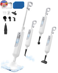 F2 Steam Mop,12-in-1 Handheld Steam Cleaner,Powerful Detachable Steam Mop for Fl