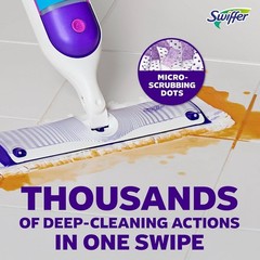 Swiffer PowerMop Multi-Surface Mopping Pad Refills for 11 Count, White/Purple