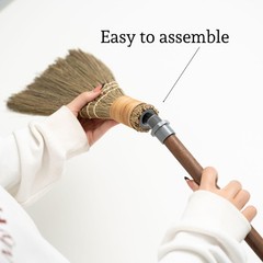 BMart Home Natural Whisk Sweeping Brownn Handle Broom – Vietnamese Brown