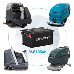 36V(38.4V) 105Ah Lithium Battery LiFePO4 Set For Tennant Floor Scrubber Sweeper