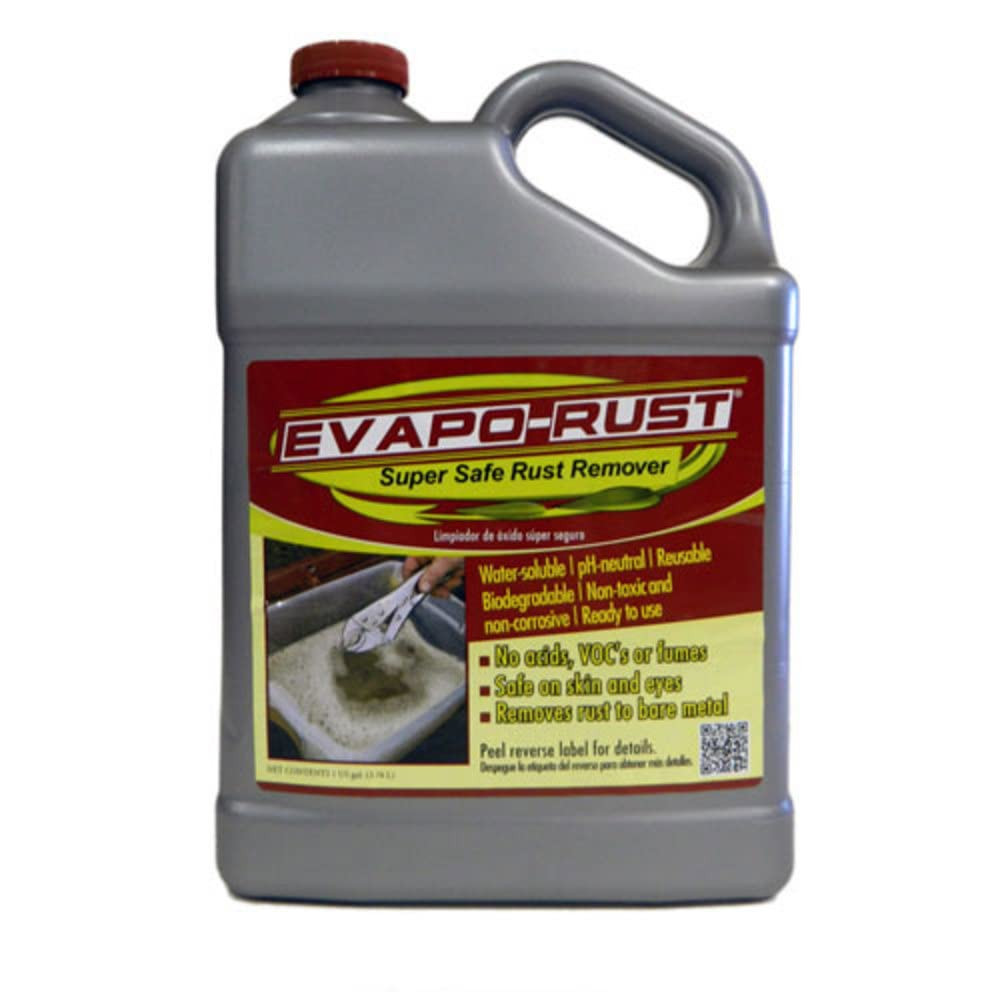 Super Safe Water-Based Rust Remover 1 Gallon Non Toxic for Auto Parts, Hardware