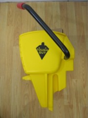 Tough Guy 5KDE9 Side Press Mop Wringer, Yellow Polypropylene, 32 oz Capacity