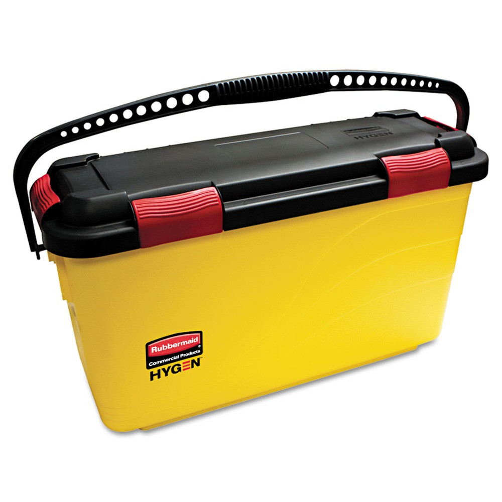 Rubbermaid Commercial HYGEN Q95088YW 6.8 gal. Charging Bucket – Yellow New