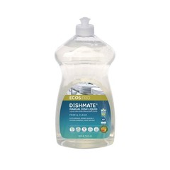 ECOS PRO PL97216CT 25 oz Dishmate Manual Dish Liquid – Free and Clear (6/CT) New