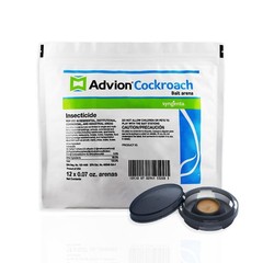 advion 68663 Arena 12ct Bag Cockroach Bait Station, White Single,