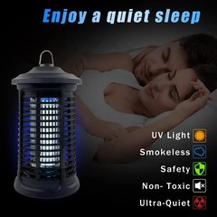 Electric Bug Zapper Indoor/Outdoor, 4200V High Powered Mosquito Zappers Black