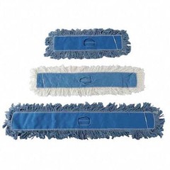Rubbermaid Commercial Fgk15500wh00 36 In L Dust Mop, Tabs/Pockets Connection,