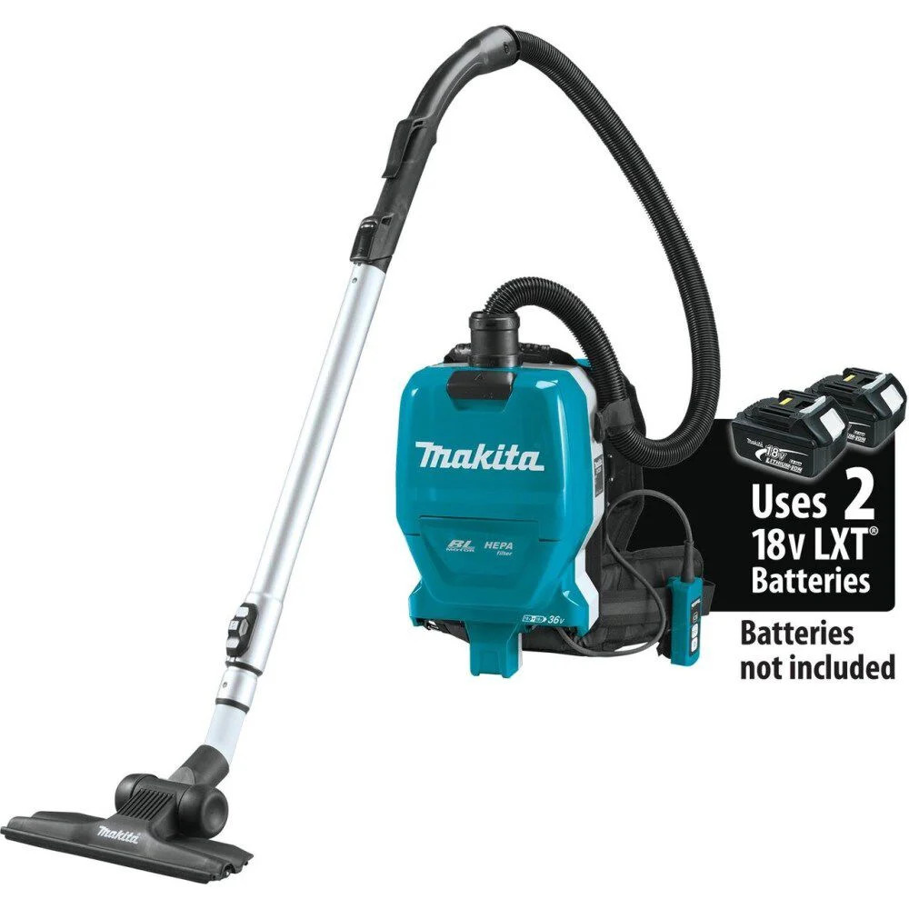 Makita 18V X2 (36V) Lxt 1/2 Gallon Hepa Backpack Dry Vacuum (Bare Tool)