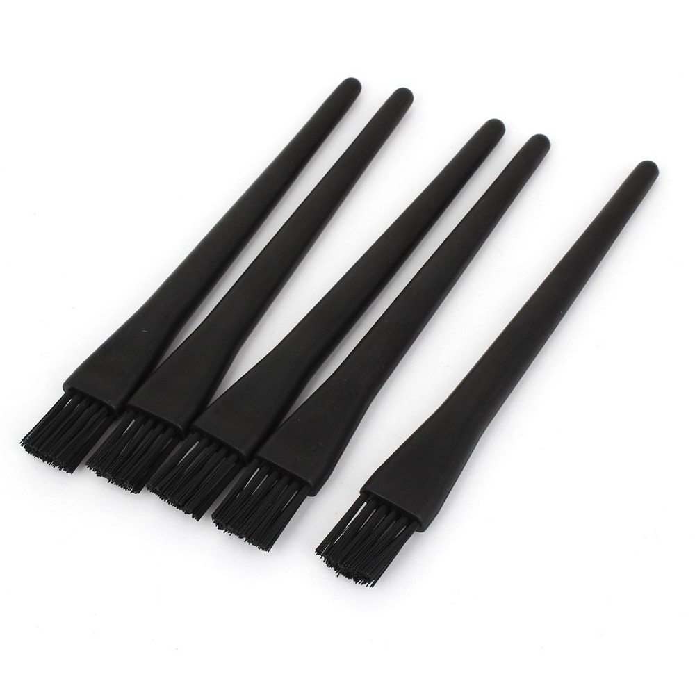 5Pack Black PCB Rework Control ESD Anti-Static Dust Cleaning Brush