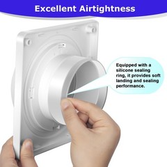 Senshare Dryer Vent Connector Kit, Wall Plate with Quick No hoses