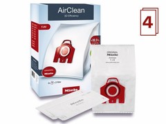 Miele Genuine FJM HyClean Air Vacuum Cleaner Standard Pack – 4 Bags, White
