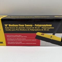 Rubbermaid 18″ Super Sweeper Heavy Duty Floor Brush 2 Pack