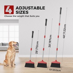 Nodirz Handy Broom Indoor/Outdoor Brooms Duty Kitchen Broom For Home Garage