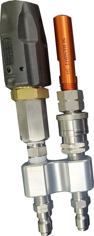 Pressure Washer Softwashing Downstreaming Shooter Nozzle Set X-Jet 2-3 gpm