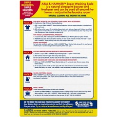 ARM & HAMMER Super Washing Soda Household Cleaner 55 Ounce (Pack of 2), Multi