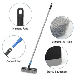 KeFanta Deck Brush with Long Handle, 2 in 1 Floor Scrub Brush for Cleaning, 5…