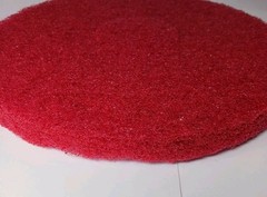 Lot of 5 Red Floor Buffer Scrubbing Pads 12″ Round Cleaning Polishing Machine