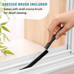 Deck Brush with Long Handle, Floor Scrub Broom for Shower, 50” 50in, Yellow
