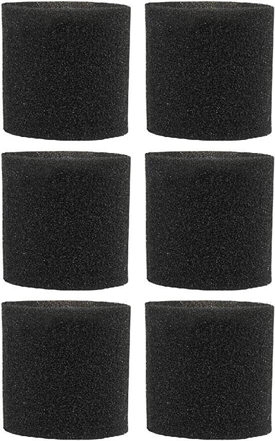 Nispira Foam Sleeve Filter for Shop-Vac 9058500 90585 TypeR Wet Dry Vacuum 6 pk