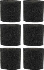 Nispira Foam Sleeve Filter for Shop-Vac 9058500 90585 TypeR Wet Dry Vacuum 6 pk