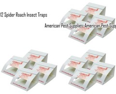 12 Catchmaster 100iCockroaches Insect Traps Spider Scorpion Cricket Ant Traps