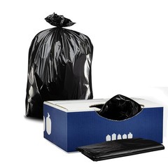 Plasticplace – W14Ldb 12-16 Gallon Trash Bags 1.2 Mil Black Garbage Can Liners