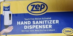 Zep Hand Dispenser Touch-Free Motion w/ Stand 84.54 Oz TFHSU-1- 2500PL /OPEN BOX