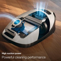 Miele Classic C1 Pure Suction Bagged Canister Vacuum, Graphite Grey – Portabl…