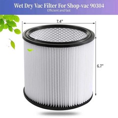 Wet and dry household vacuum cleaner filter suitable for 9034000 US