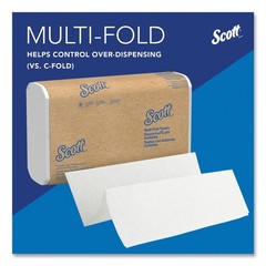 Scott 03650 9.2″ x 9.4″ Multi-Fold Towels – White (3000/CT) New