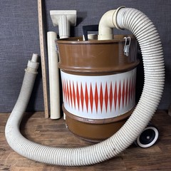 Vintage Mcm Shop-Vac Wet Dry Model 10 Gal Made U.S.A Brown Metal Can Model 777