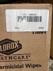 Clorox Healthcare 35309 Wipes 70 CT Per Container 6 PK. 1XEZ3 👀 GR8 BUY. 👍