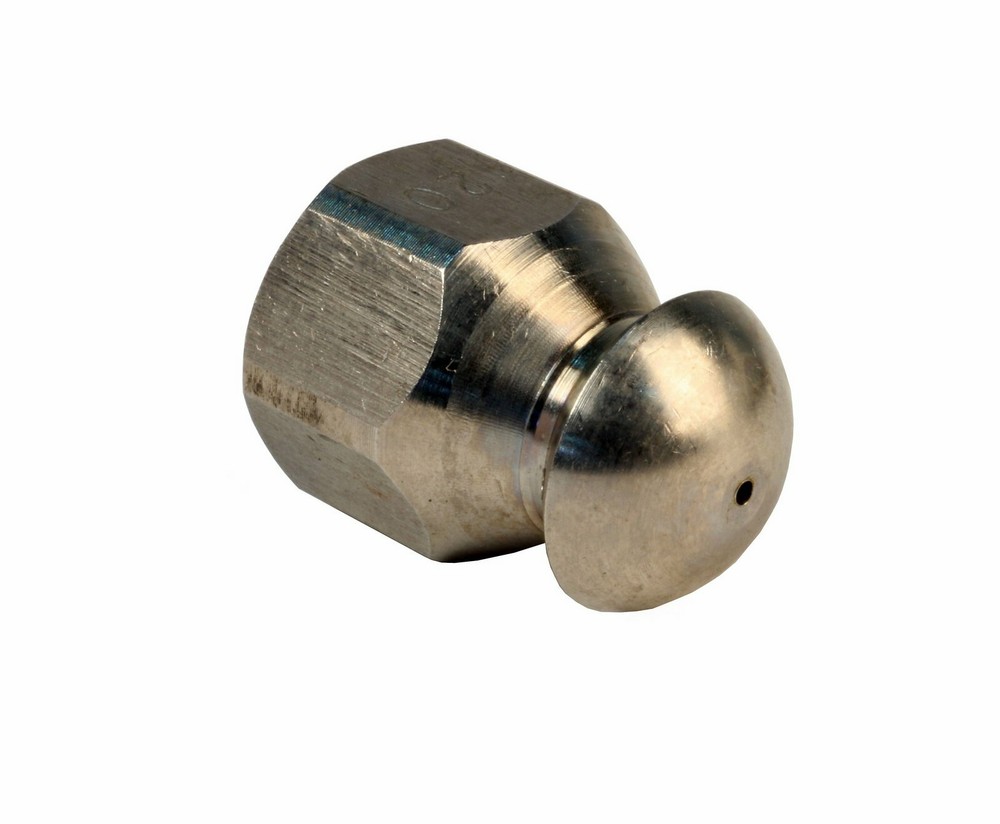 Erie Tools Button Nose 1/4″ Sewer Jetter Drain Cleaning Nozzle 12.0 Orifice