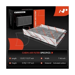 A-Premium Cabin Air Filter w/Activated Carbon Compatible with Merce… Fast Ship