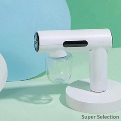 Portable Electric Spray Gun With Blue Light Rechargeable Fine Mist For Home