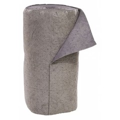 Spilltech Grb150m Sorbent Roll, 46 Gal, 30 In X 150 Ft, Universal, Gray,