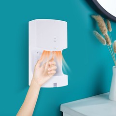 1200W Wall Mounted Automatic Hand Dryer Commercial High Speed Hot Air Wiper USA