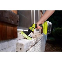 Ryobi One 18V Cordless Compact Power Scrubber Kit 2.0 Ah Battery And Charger