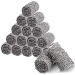 Alabrocon Bulk Steel Wool Roll Kit, 0000 15pcs, Gap Blocker, 0000…