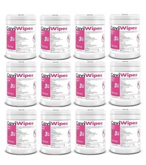 New All Purpose Disinfectant CaviWipes #13-1100- 160 Count – 12 Canisters