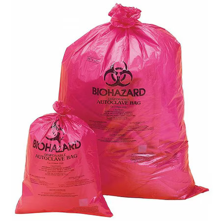 Sp Scienceware F13164-2535 Autoclav. Biohazard Bag, 14Gal, Red, Pk200