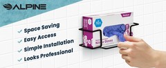 Industries Single Box Wire Wall Mount Glove Dispenser – Mounted