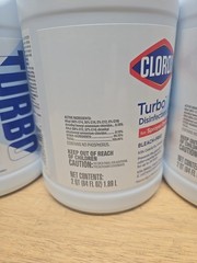 Clorox Turbo Disinfectant Cleaner for Sprayer Devices, Bleach-Free, 8/BOTTLES