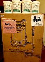 Victory VP300ES Professional Cordless Backpack Sprayer, 2 Batteries, 4 PurTabs