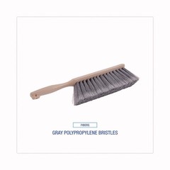 Boardwalk 5408 4.5 in. Brush 3.5 in. Tan Handle Counter Brush – Gray New