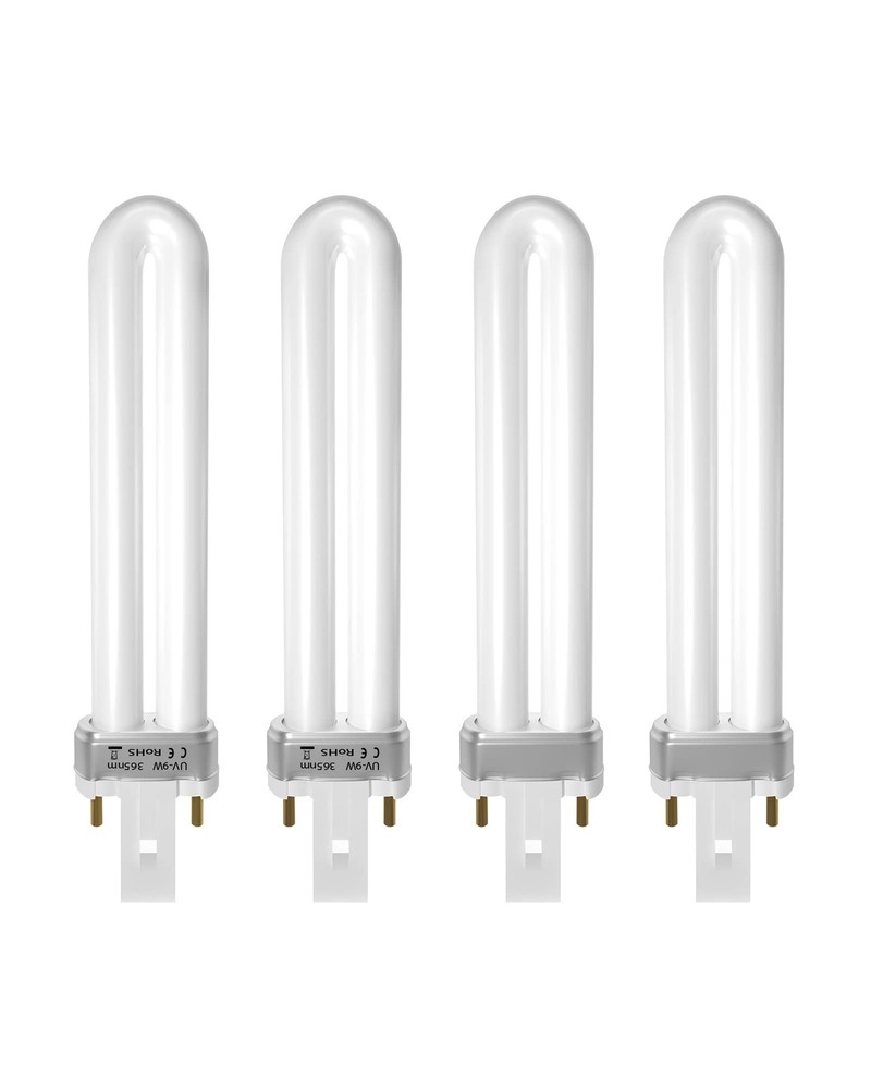 Shootingstar 4 Pack 21050 9W Replacement Bulbs Compatible with Dynatrap White